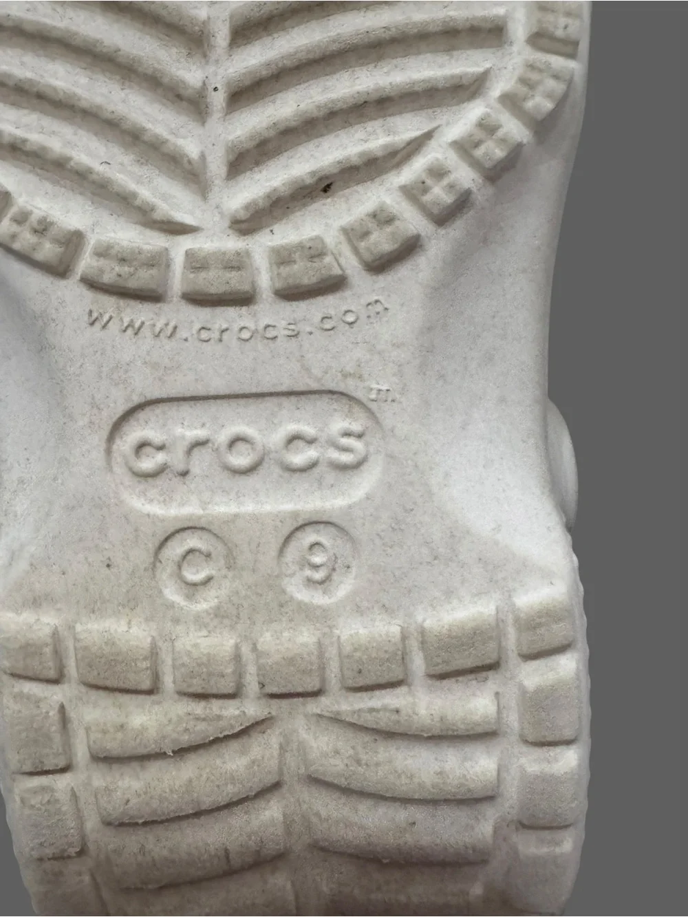CROCS Kids White Classic Clogs with Heel Strap